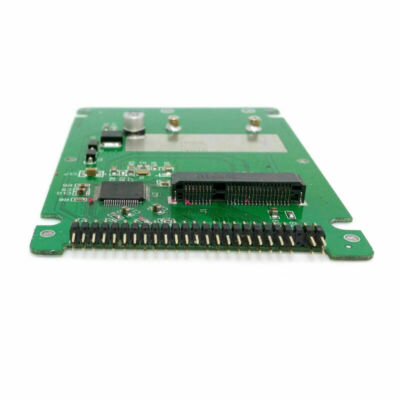 mSATA mini PCI-E SATA SSD to 2.5 IDE 44pin Notebook Laptop hard disk case White
