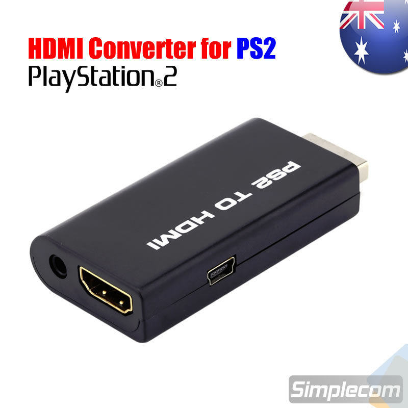 New Ps2 To Hdmi Video Converter Composite Av To Hdmi Playstation 2 Hd Adapter