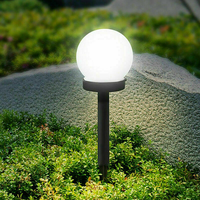 2 Solar Kugel Solarkugel Solarleuchte Leuchte LED