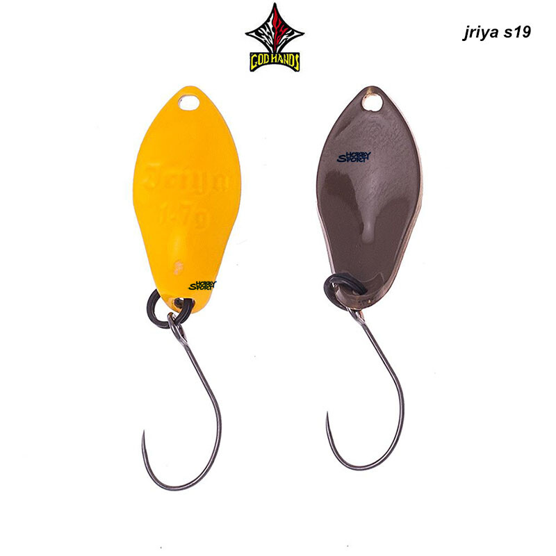 GOD HANDS JRIYA SPOON 2,8 GR COL S19 YELLOW AREA TROUT SPINNING JAPAN