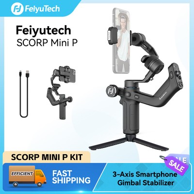 FeiyuTech SCORP-Mini P 3-Axis Camera Gimbal Stabilizer for GoPro Smartphone New