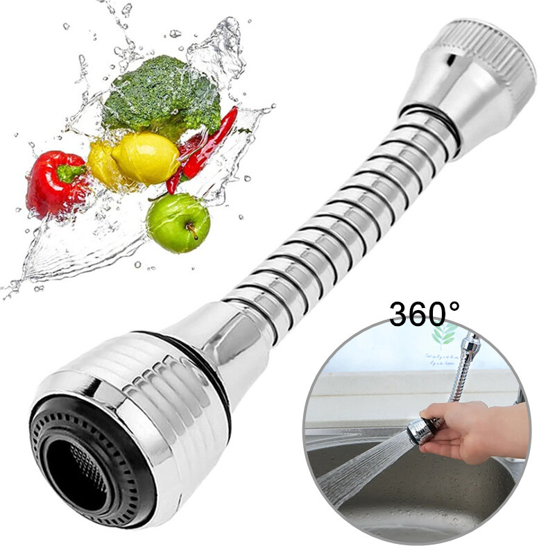 Kitchen Tap Head Water Saving Faucet Extender Sprayer Sink Spray Aerator Nozzle