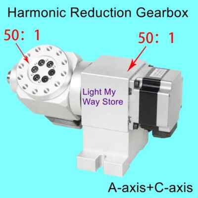 5-axis CNC Indexing Head  Indexing Disk Harmonic Reduction Gearbox
