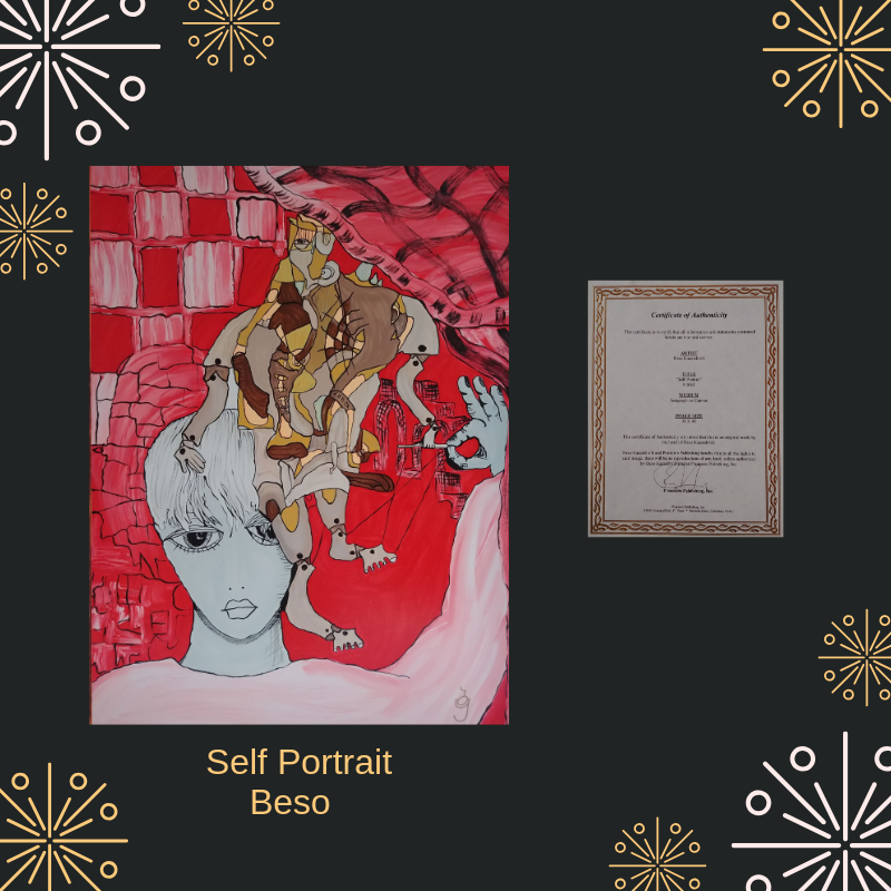 Beso Collection of 3 LE Serigraphs (Beso Kazaishvili) 1990s art prodigy