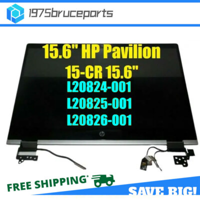 For HP Pavilion X360 15-CR 15t-cr L20824-001 15.6'' FHD LCD TOUCH Screen Assembly