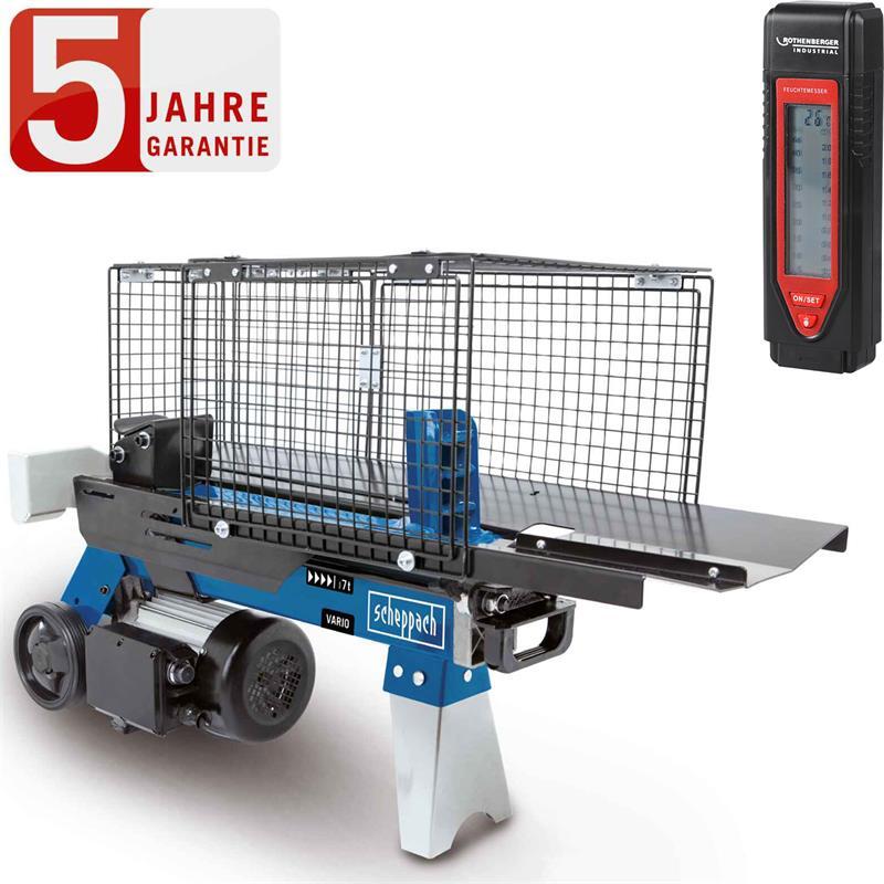 Scheppach Holzspalter Hl760l 7t 230v Max.520mm Inkl. HolzfeuchtemessgerÃ¤T