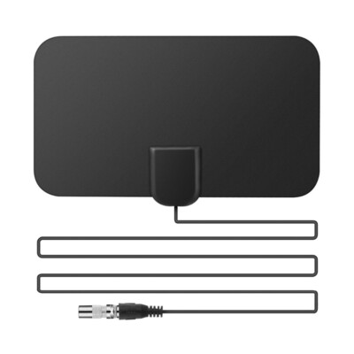 Signal Digital Booster TV Antenna DVB-T2 Indoor HD Black 3M Long  4k 1080p HDTV