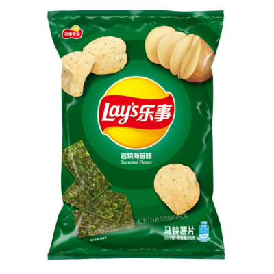 SEAWEED FLAVOR Lay's Potato Chips Crispy Lays Chips Flavors Seaweed Snack