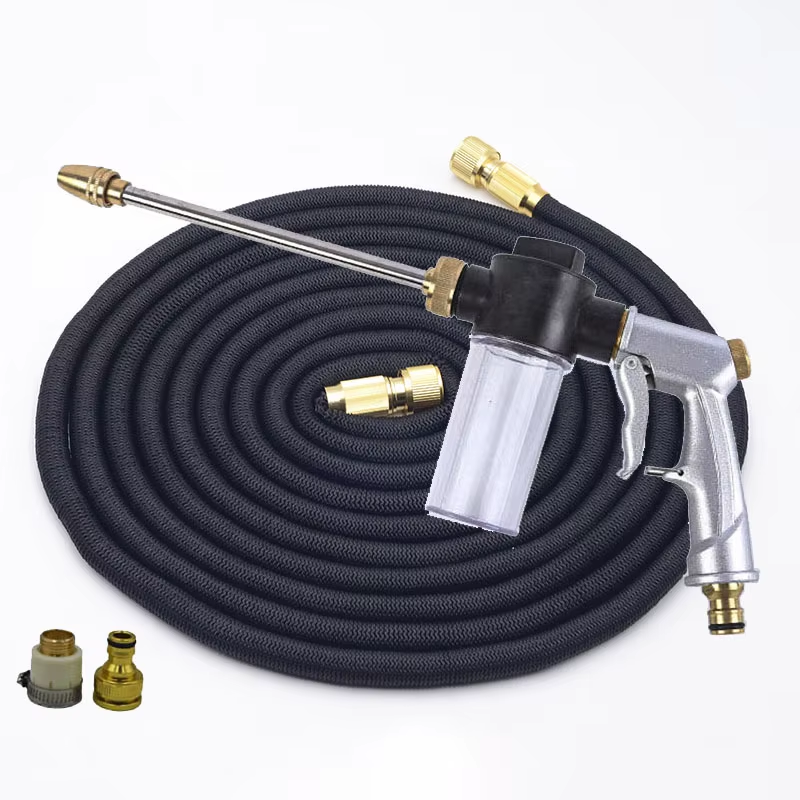 New Watering Hose Expandable Magic Hose Garden Irrigation Hose Pipe With Spray W
