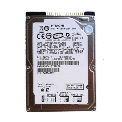 Hitachi 120GB HTS541612J9AT00 5400RPM ATA PATA 2.5'' Laptop HDD Hard Drive