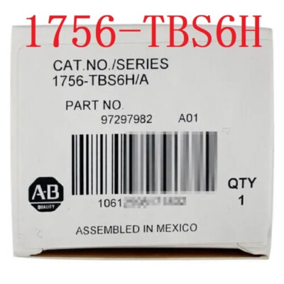 New Factory Sealed AB 1756-TBS6H SER A PLC Module Terminal Block 1756 TBS6H