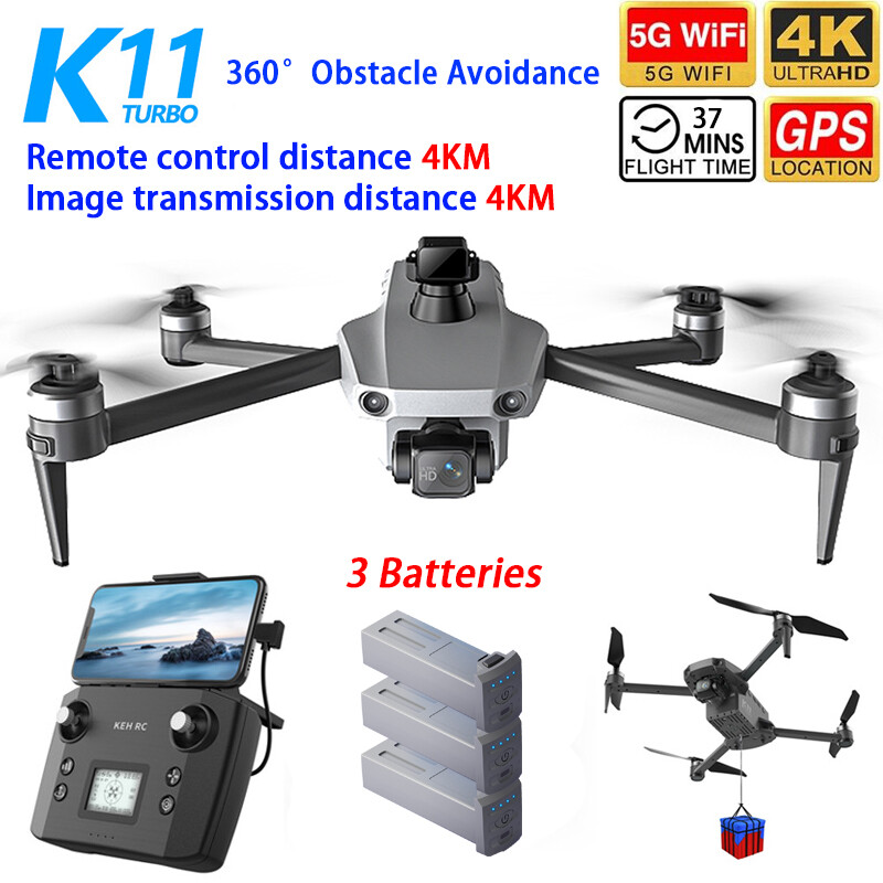 K11 Tubro Drone GPS 5G WIFI FPV 3-axis 4K HD Camera Obstacle
