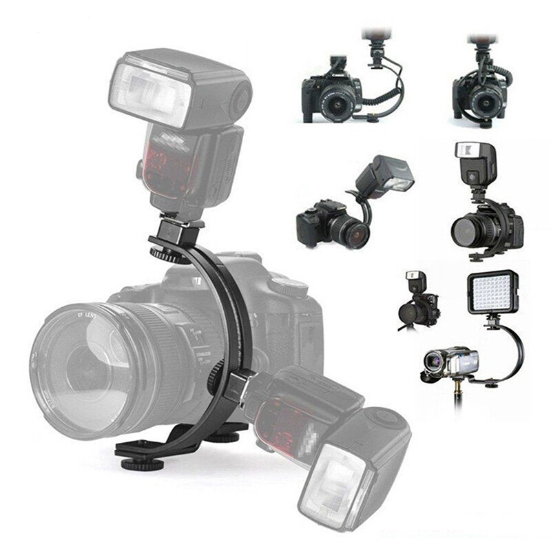 Купить Flash brackets LKEEP Universal Camera Dual Flash off/side side ...