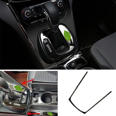 Titanium Black Middle Console Gear Shift Frame Trim For Ford Escape Kuga 13-2016