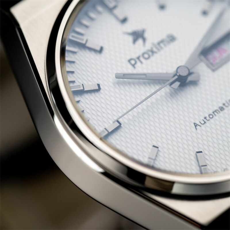 Pre-owned Proxima Men Automatic Watch 38mm Luxury Mechanical Wristwatch 200m Luminous Nh36