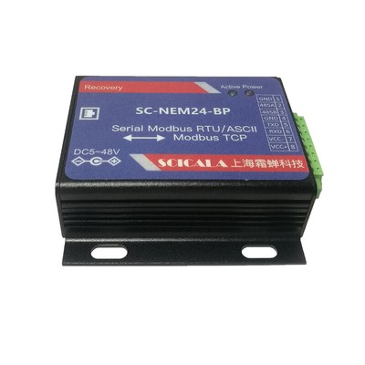 Modbus protocol conversion gateway RTU/ASCII to TCP serial port server SC-NEM24-