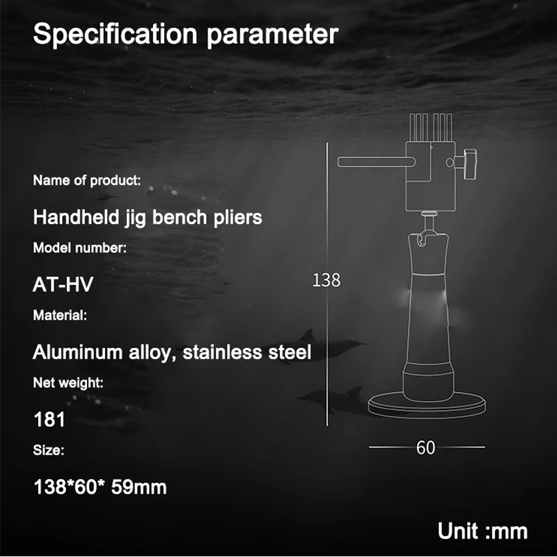 Mini AT-HV Hand-Held Precision Vise Fixture Military Gundam Model 360 ° Univers
