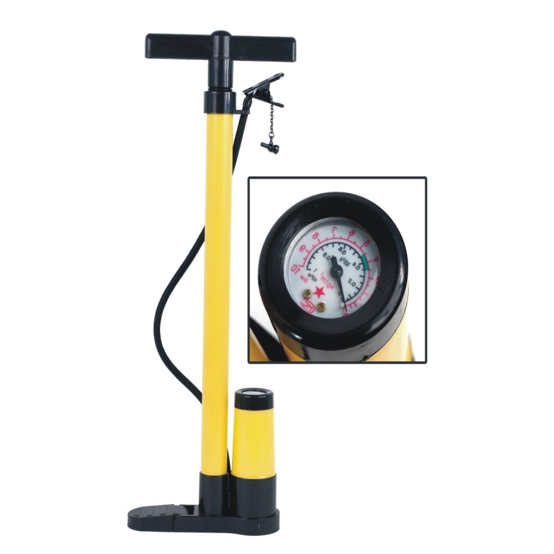 Pompa Gonfiatore Manuale Per Ruote Pneumatici Bicicletta Gonfiabili 10 Bar dfh