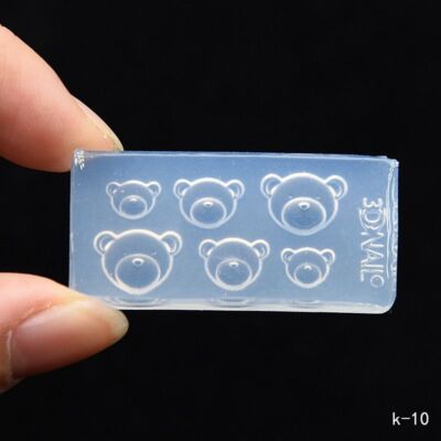 Doll House Decor Silicone Mold 1:12 Scale Dollhouse Miniatures Mini Bear Candy