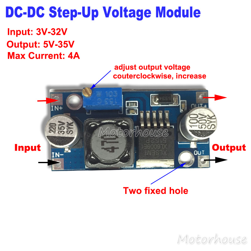 Convertitore Boost DC-DC | Step-Up 8-32V A 45-390V | 100A - Foto 2