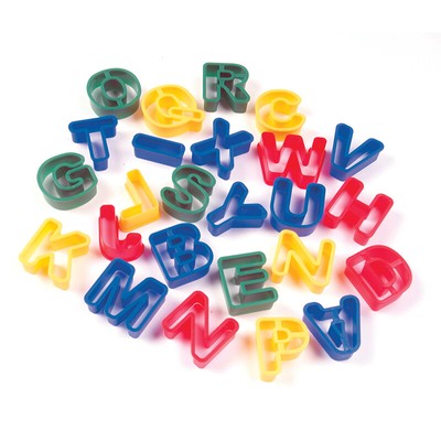 Creativity Street Dough & Clay Cutter Set, Capital Letters, 1-9/16'', 26 Pieces
