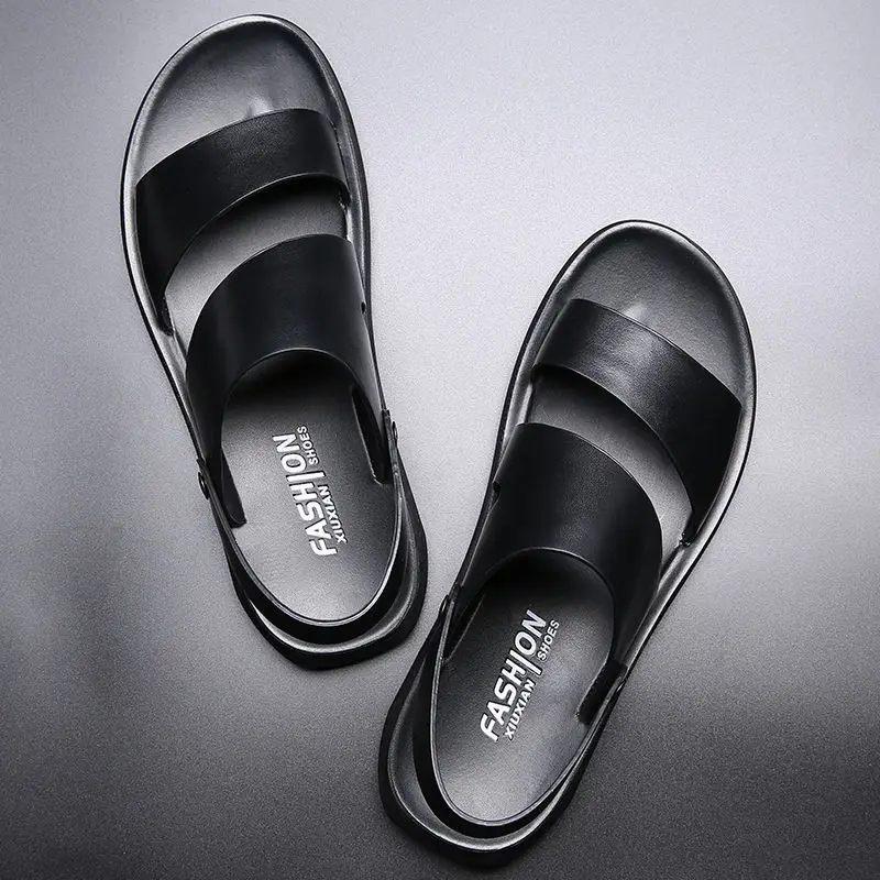 Genuine Leather Summer Roman Sandals Vintage Shoes High Quality Soft Comfort