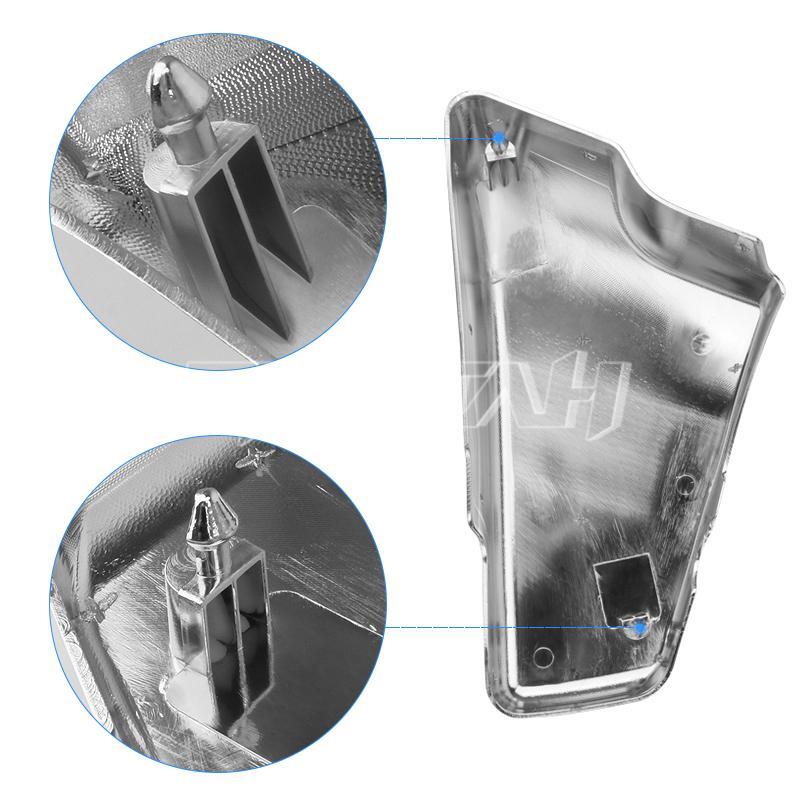 Pair Battery Side Cover For Honda Shadow VLX 600 VT600C VT600CD Deluxe 1999-2007