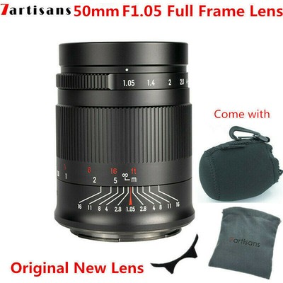 7artisans 50mm F1.05 Full Frame Large Aperture Lens For Leica L Lumix S5 Camera