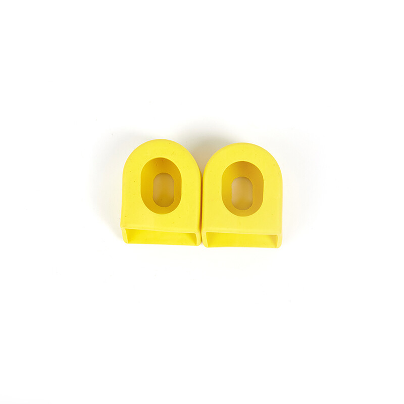 2 PCS Bike Crank Cover Protector Silica Gel BIcycle Race Crank Boot Protect;im
