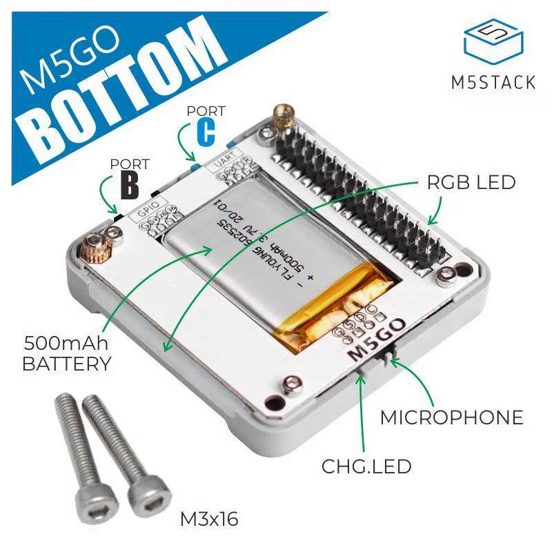 Official M5GO/FIRE Battery Bottom