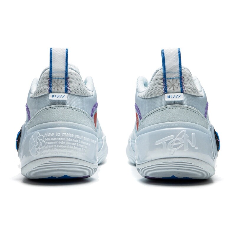 Pre-owned Li-ning Way Of Wade 10 Cold Ice Men's Basketball Shoes Abas083-16