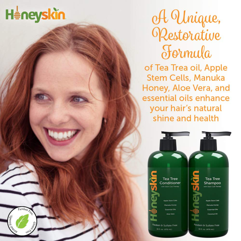Organic Tea Tree Oil Conditioner - Hydrating Conditioner for Dandruff Hair Loss
