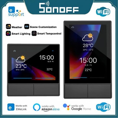 Sonoff WiFi Smart Scene Wall Light Switch Touch Panel Smart Home Center Control