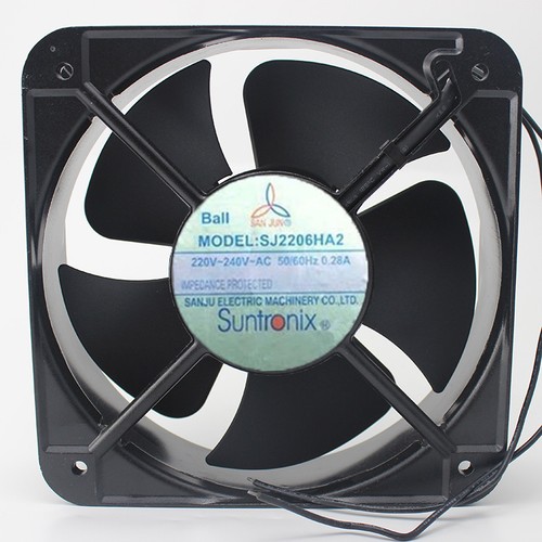 1 PCS SAN JUN Fan SJ2206HA2 AC 220V 0.28A 20060 20CM 2 wire