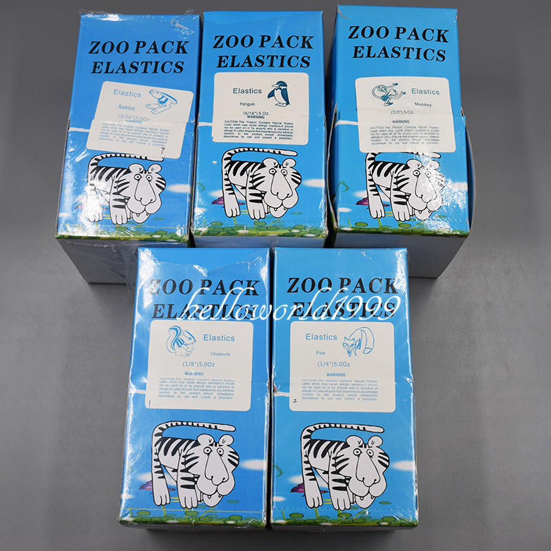 Dental Orthodontic Rubber Bands Ortho Elastics Latex Braces 15 Sizes For Choice