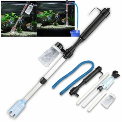 Battery-Powered Gravel Cleaner Aquarium Fish Tank Siphon Vacuum Water Change