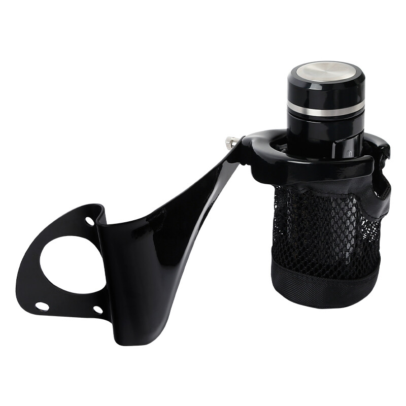 Drink Cup Holder Passenger Fit For Harley Touring Tri Glide Ultra Classic 15-23