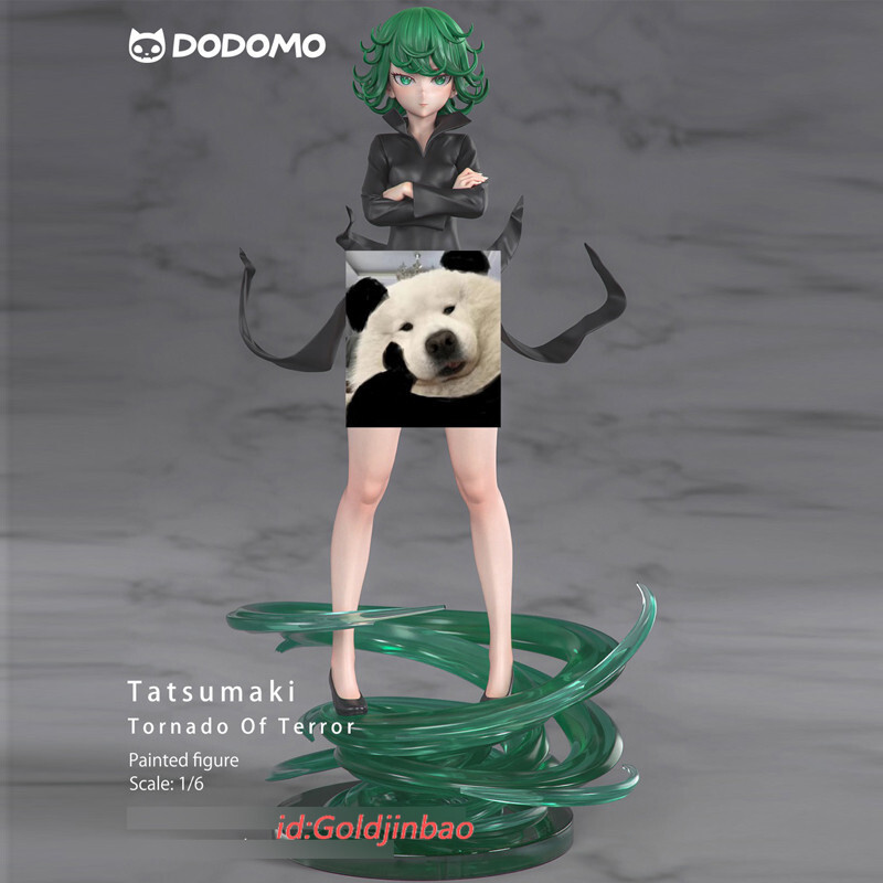 きなこ dodomo studio タツマキ Dodomo Studio One Punch ManTerrible Tornado Resin Model Tatsumaki