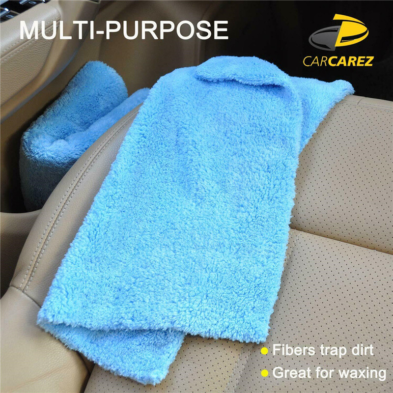 6 Pc Microfiber Cleaning Cloth Towel Rag Car Polishing Detailing 16"x16" 450 GSM
