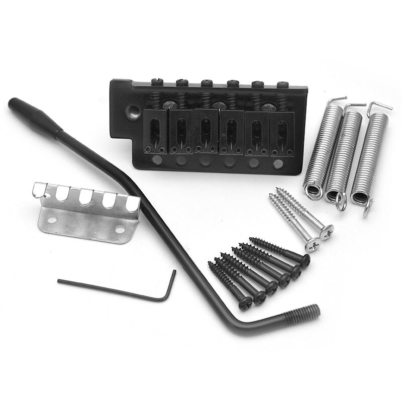 Black stratocaster sale bridge