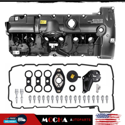11127552281 Valve Cover Compatible with BMW N52  E82 E90 E91 Z4 X3 X5 128i 328i