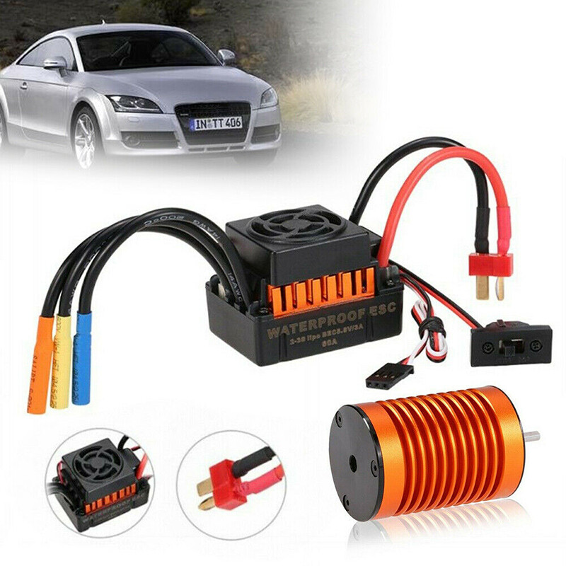 Part 150a 9t 4370kv Brushless Motor Esc Speed Controller Combo