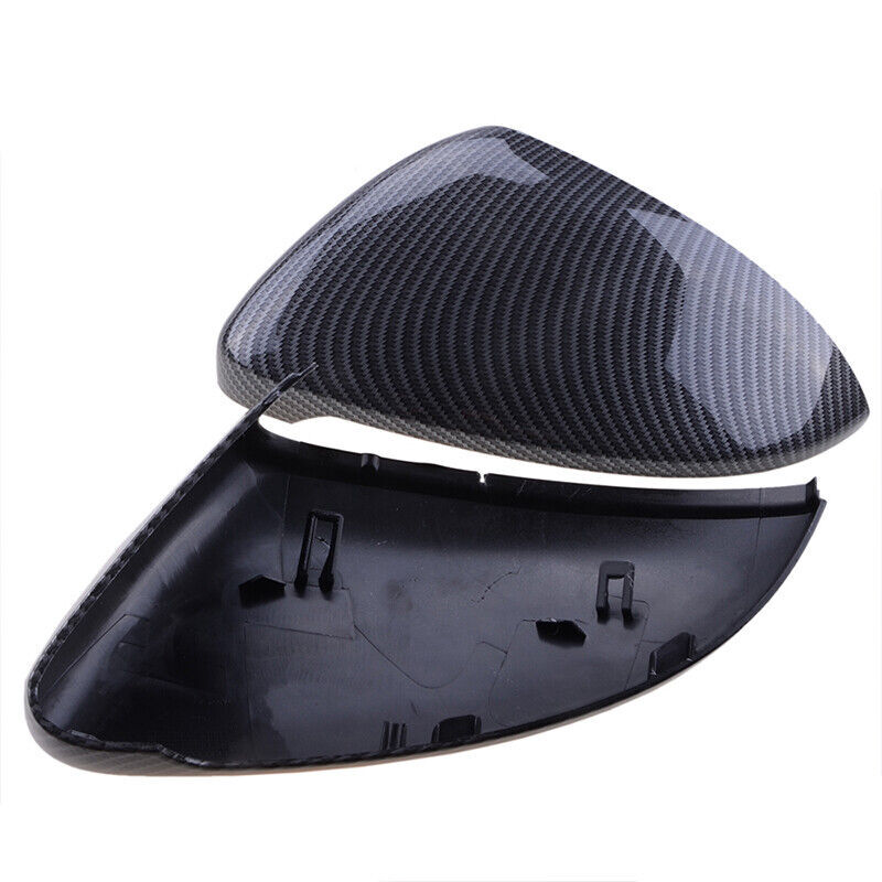 Carbon Look Rear Side Mirror Cover for VW GOLF 7 MK7 GTI Jetta GLI 2014-2019 2x