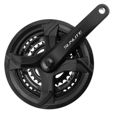 Sunlite Alloy Triple Crankset Sunlt City 170x48/38/28 Sq 7/8