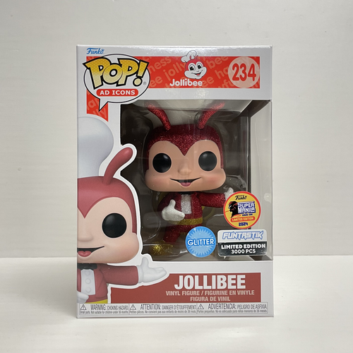 Funko Pop! Jollibee [Glitter] #234 Funtastik LE3000 Super