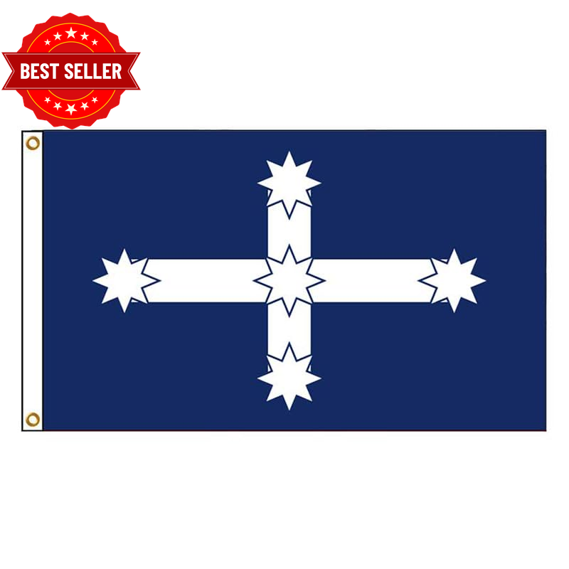 150X90Cm Eureka Stockade Flag, Australian Eureka Stockade Large Banner Decor, Di
