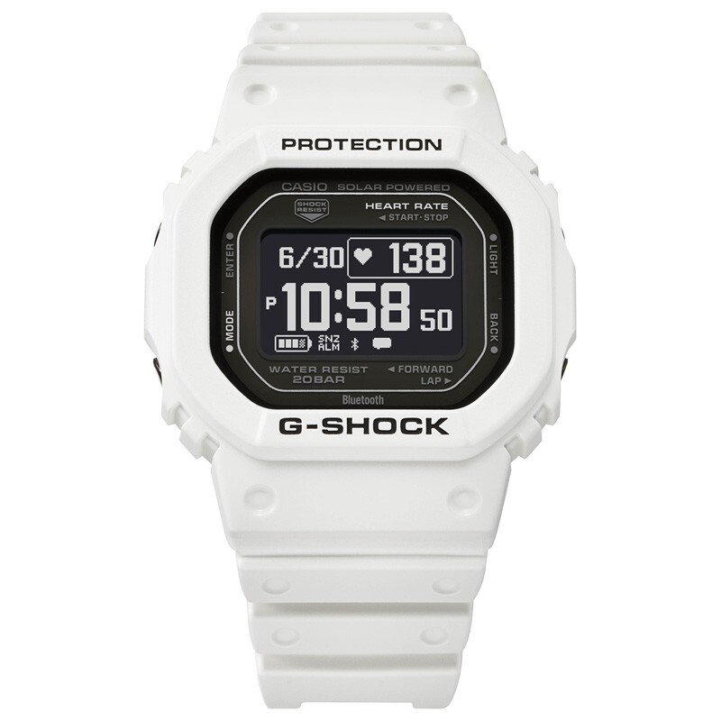 Pre-owned Casio G-shock Dw-h5600-7jr G-squad Sport Bluetooth Digital Men Watch Box