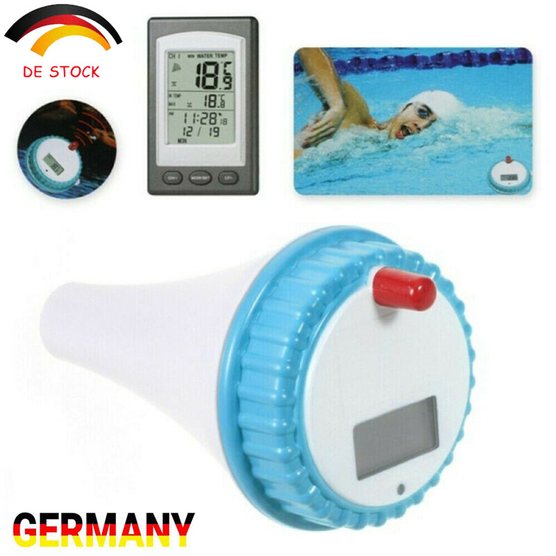 Wireless Digitales Funk Poolthermometer Teichthermometer Schwimmbadthermometer