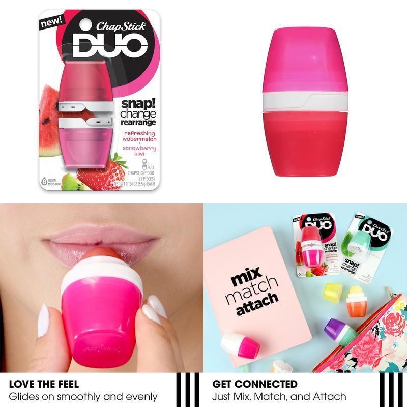 UPC 305732040448 product image for Chapstick Duo Full Lip Balm 8 Hour Moisture 0.194 Ounce Each (refreshing Waterme | upcitemdb.com