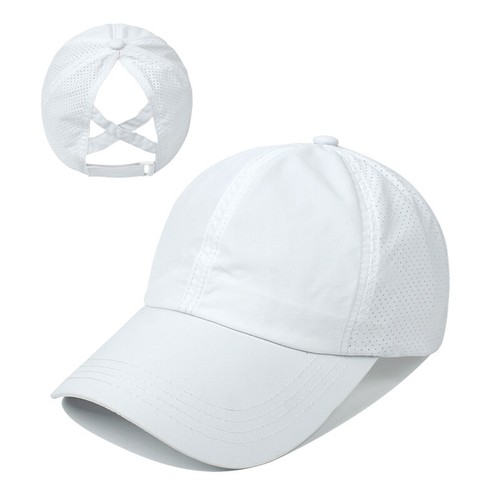 Womens Ponytail Baseball Cap Quick Drying Ladies Mesh Cap Sports Hats Travel Hat